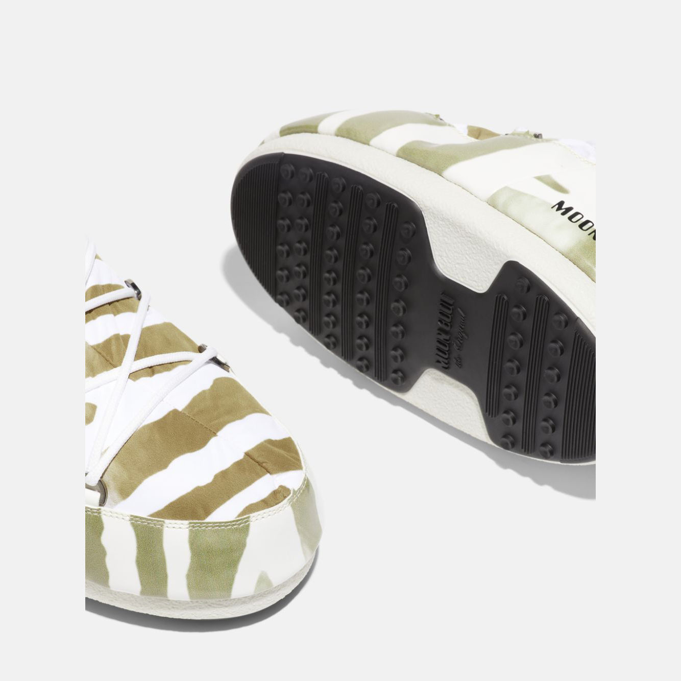 Moon Boot® Lab69 Mars Vinterstøvler Dame Hvite/Brune/Grønn NO-058723
